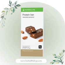 Herbalife Protein Bar 14 Adet Vanilya Aromalı Bademli Yüksek Proteinli Türkiye Menşeli