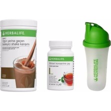 Herbalife Set 1 Adet Çikolata Shake 1 Adet Klasik Çay 50 gr 1 Adet Shaker Karıştırıcı