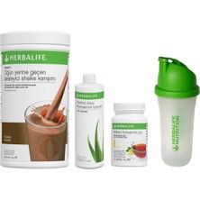 Herbalife Çikolata Set (SHAKE+ÇAY50G+ALOE)+SHAKER