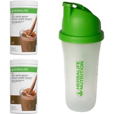 Herbalife Besleyici Shake Çikolata Aromalı 2 Adet +Karıştı Shaker