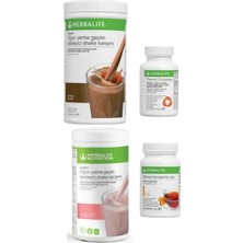 Herbalife Çikolatalı,ahududulu Shake,termo Complete,bitk. Kons.çay 50GR Şeftali Aroma(Birer Adet)