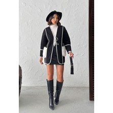 Very Moda Peluş Cep Detaylı Kapitone Ceket
