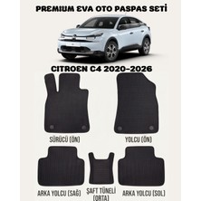 Feyza Oto Citroen C4 Serisi 2020 - 2026 Arası Araca Özel Premium Eva Paspas Takımı 2 Yıl Garantili Araca Birebir Uyumlu Kalıplar
