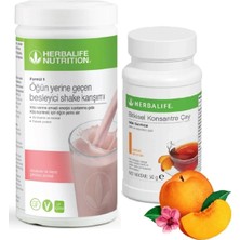 Herbalife Set Mini Ahududu Beyaz Çikolata Shake 50 gr Şeftali Aromalı Çay