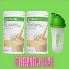 Herbalife Formül 1 Shake Karışım Seti 2 Adet Vanilya 550 gr Shaker