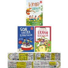 İlk Genç Timaş Oya Doğan 3 Kitap Set / Kayıp Sözcükler Adası - Son Dakika Kahramanları - Ekran Kaçkınları + Özel Cetvel