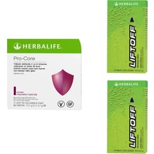 Herbalife 1 Paket Pro-Core Orman Meyveleri 21 x 3,7 G + 2 Paket Liftoff Efervesan Içecek Limon Aromalı