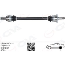 GVA Dpmix-Hb Komple Aks Arka Sağ Bmw N20 F10 F12 F13 F06 814MM Diş 30 Diferansiyel Diş 27
