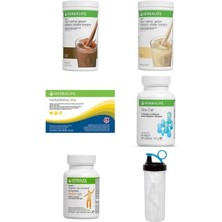 Herbalife Yukarı Kilo Kontrol Tam Set ( Vanilya - Çikolata - Erkekler Için - Kalsiyum - Balık Yağı - Shaker )