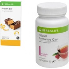 Herbalife Limonlu Bar + Ahududu Aromalı Konsantre Çay 50 gr