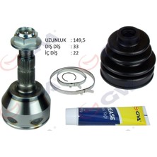 GVA Dpmix-Hb Aks Kafasi Diş Ön Astra H-Zafira B 1.4i-1.i6 04-09 33X22X53 149.5MM
