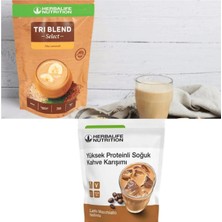Herbalife Trı Blend Select Muz Aromalı-Yüksek Proteinli Soğuk Kahve Karışımı Latte Macchiato 308 G