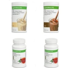 Herbalife 1 Adet Vanilya Shake 1 Adet Çikolata Shake 2 Adet Klasik Çay 50 gr