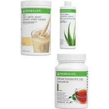 Herbalife Set Vanilya Shake Aloe Suyu 50 gr Klasik Çay
