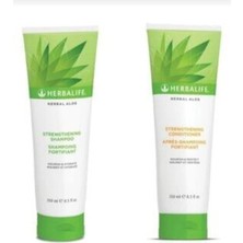 Herbalife Aloe Güçlendirici Şampuan 250 ml + Aloe Güçlendirici Saç Kremi 250 ml