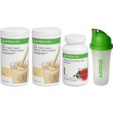 Herbalife Aylık Ekonomik Set 1 2 Vanilyalı Shake 100GR Çay HEK1085