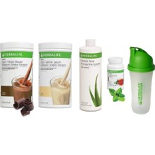 Herbalife Çikolata Shake 1 Adet Vanilya Shake 1 Adet - Bitkisel Kontsantre Çay 50 gr - Aloe Vera