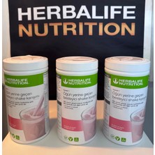 Herbalife Besleyici Shake Karışımı Ahududu ve Beyaz Çikolata Aromalı 550 gr x 3 Adet