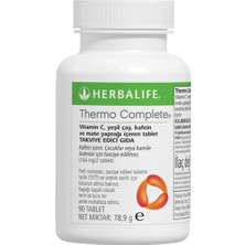 Herbalife Thermo Complete 90 Tablet Vitamin C Yeşil Çay ve Kafein İçeren Takviye Edici Gıda Türkiye Menşeli