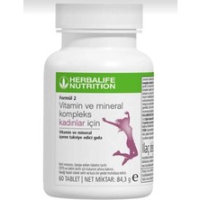 Herbalife Formül2 Vitamin ve Mineral Kompleks Kadınlar Için 60 Tablet 84,3 gr