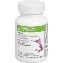 Herbalife Formül 2 Vitamin ve Mineral Kompleks Kadınlar Için