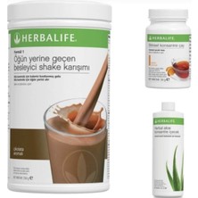 Herbalife Başlangıç Seti (Eko) Fındık Shake 550 Gr, Aloe 473 Ml, Klasik Konst Çay 50GR.