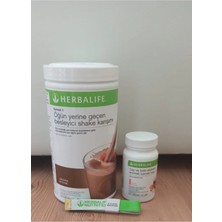Herbalife Shake Çikolata 550 gr + Çay Şeftali 50 gr + Mezro