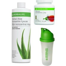 Herbalife Set Aloe Suyu Klasik 100 gr Çay ve Shaker