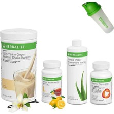 Herbalife Formül 1 Vanilya Aromalı Shake Çay Limon Aloe Vera Thermo Complate Shaker