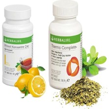 Herbalife Set Mini Limon Aromalı 50 gr Çay Thermo Complete