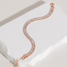 Eva Pırlanta Suyolu Bileklik 718552 Rose