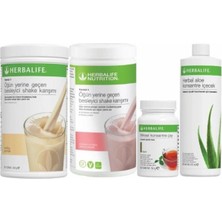 Herbalife Aylık Kilo Aşağı Seti (2 Shake+Aloevera+Çay)