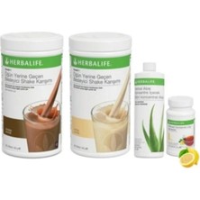 Herbalife Shake Karışımı 1 Vanilya 1 Çikolata Aloe Vera 1 50 gr Çay