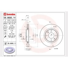 Brembo Dpmix-Hb Ön Fren Aynasi Corsa F-301-307-206-207-PARTNER-BERLINGO-C-ELYSEE-C2-C3 02 -C5-C4 266X22X4DLXHAVALI Crossland X-DS3-2008-1007-208 4249.G1-4246.W1-4246.W7-4246.W7