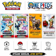 Cantex Tech Pokemon Prısmatic Evolutions And One Piece Op Series 4 Pack