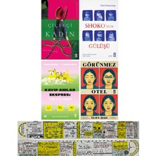 Timaş Yayınları Çiçekçi Kadın - Shoko'nun Gülüşü - Kayıp Anılar Ekspresi - Görünmez Otel 4 Kitap Set + Özel Cetvel