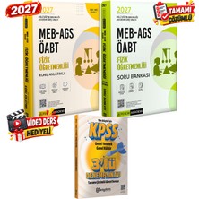 Pegem Akademi Yayıncılık 2027 Meb Ags Öabt Fizik Öğretmenliği Video Ders Hediyeli Konu Anlatımı-Çözümlü Soru Bankası