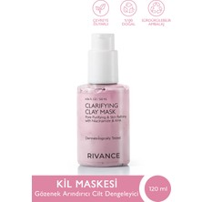 Rivance Arındırıcı Cilt Tonu Eşitleyici Gözenek Sıkılaştırıcı Etkili Pembe Kil Maskesi 120 ml