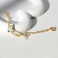 Eva Pırlanta Shine Bileklik 718545 Gold