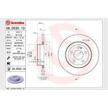 Brembo Dpmix-Hb Fren Diski Arka Mercedes C-Class W205 S205 C205 A205