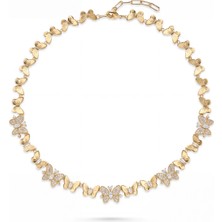 Papıllıon Kelebek Choker Kolye