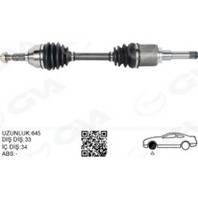 GVA Dpmix-Hb Komple Aks Ön Sol Opel Astra J 1.4 T-1.6i A-T 09-16