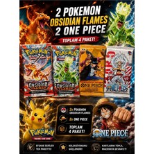 Cantex Tech Pokemon Obsıdıan Flames And One Piece 2 Seri 4 Paket