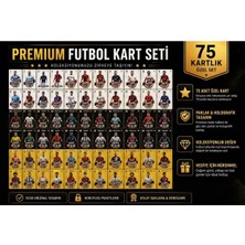 Cantex Tech Futbolcu Oyun Karti 75 Adet 25 Gold- 25 Sılver- 25 Black Series Pocket Esnek Kırılmaz Parlak Kart + Albüm
