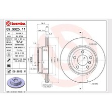 Brembo Dpmix-Hb Fren Diski Arka Bmw E70 F15 E71 F16