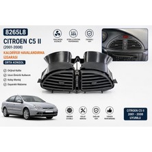 AR Otomarket Citroen C5 Iı Kalorifer Orta Havalandırma Izgarası 2001-2008 (Orto Konsol) Orijinal 8265L8