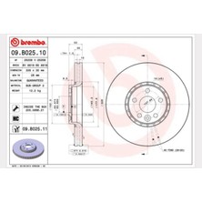 Brembo Dpmix-Hb Fren Diski Ön Volvo XC60 08- Ölçüler: 328X30X28