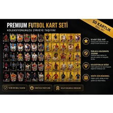 Cantex Tech Futbolcu Oyun Karti 50 Adet 25 Gold - 25 Black Series Pocket Esnek Kırılmaz Parlak Kart