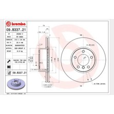 Brembo Dpmix-Hb Fren Diski On Bmw F20 F21 F22 F23 E90 E91 E92 E93 F30 F31 F34 F35 F32 F33 F36 E84