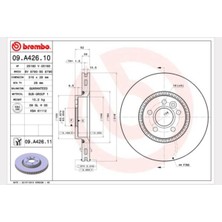 Brembo Dpmix-Hb Fren Diski Ön Ford Mondeo/galaxy-Volvo S60/S80/V60/V70-LAND Rover Freelander 2 07- Çap: 316MM. Kali Nlik: 28MM